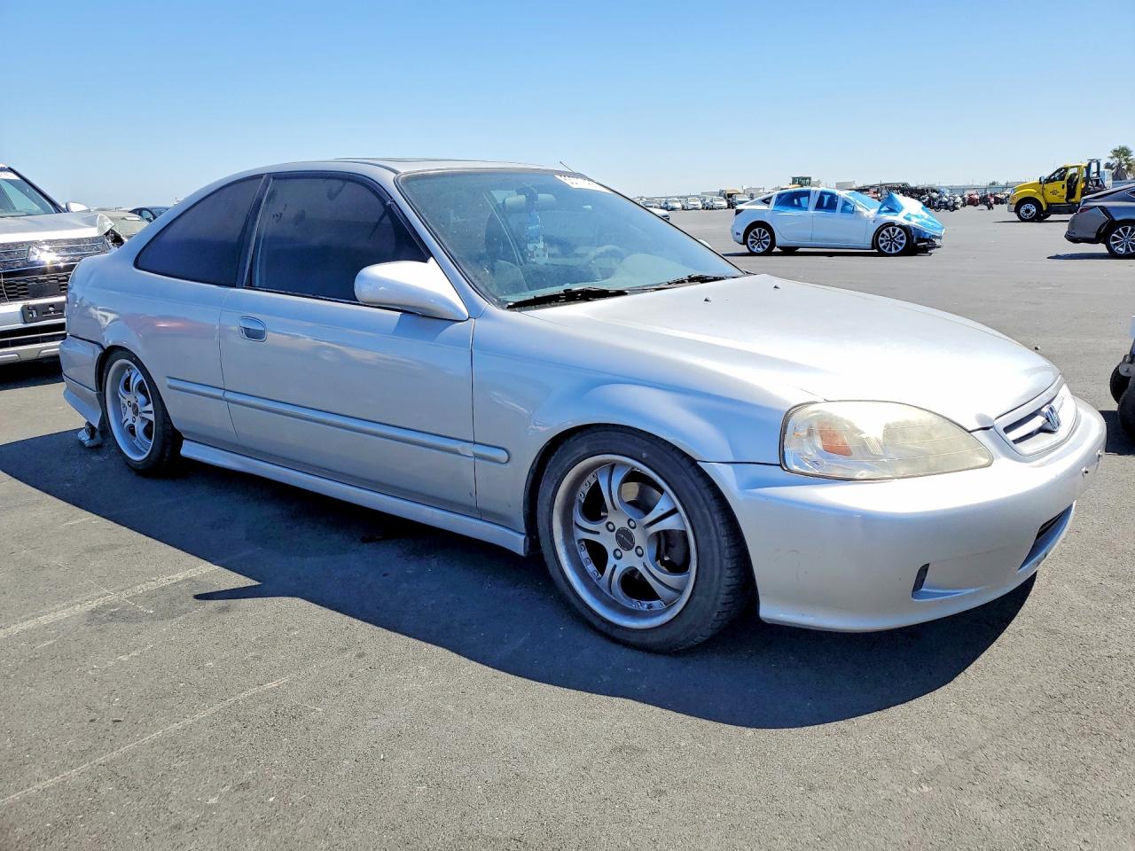 2000 Honda Civic Ex Silver vin: 1HGEJ8142YL012438