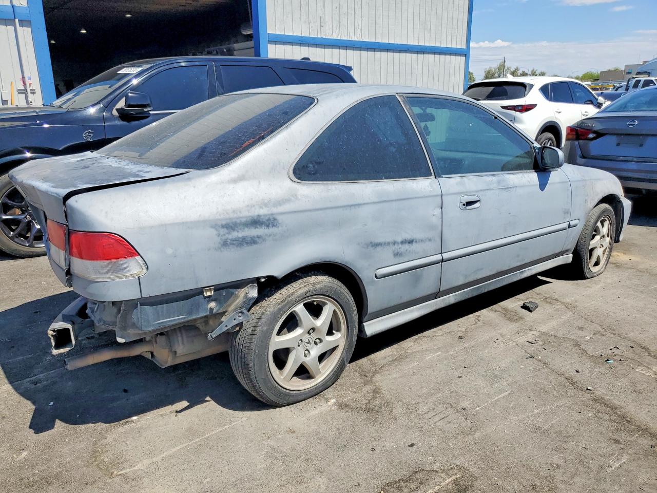 2000 Honda Civic Ex Gray vin: 1HGEJ8142YL031409