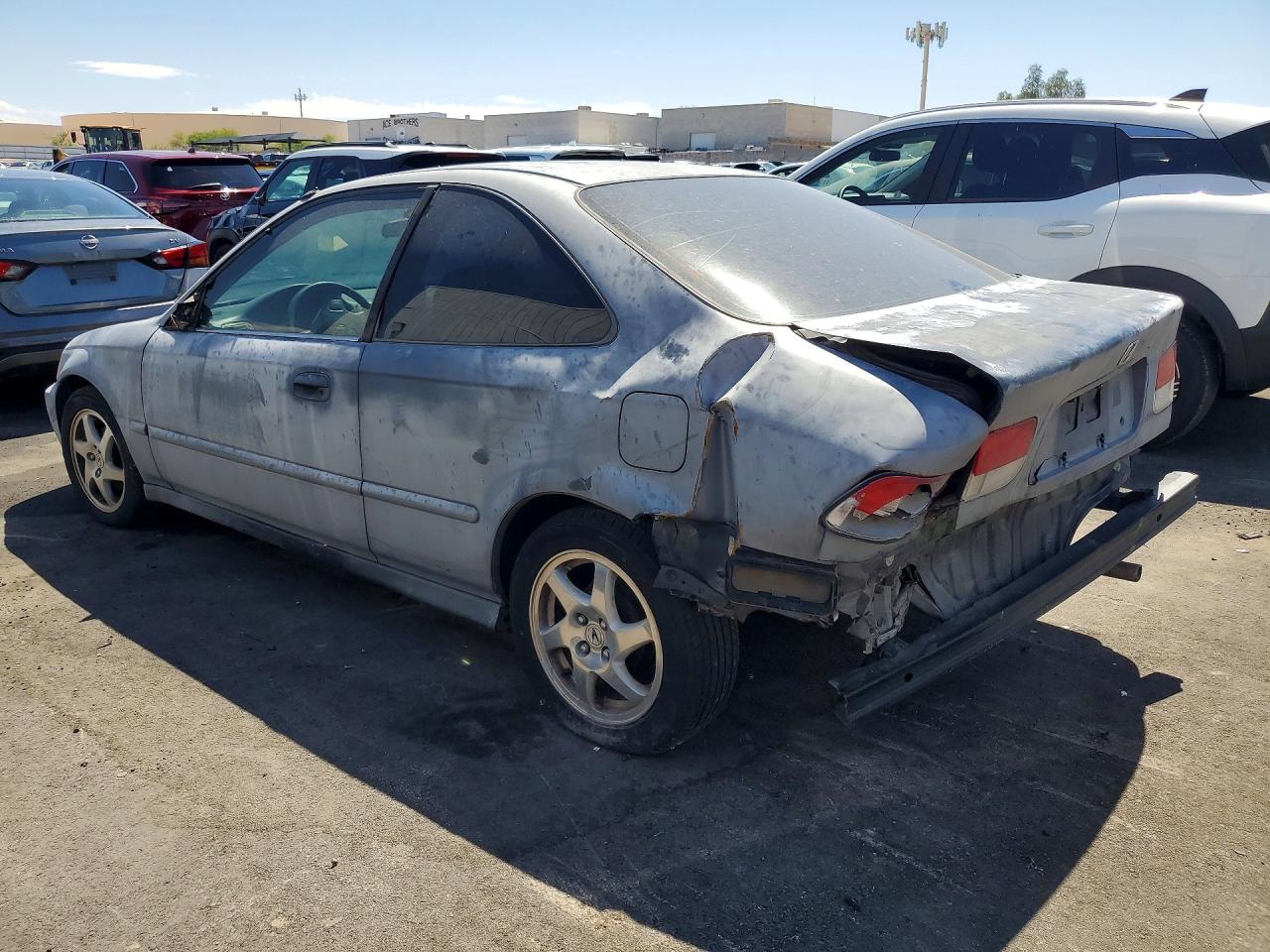 2000 Honda Civic Ex Gray vin: 1HGEJ8142YL031409