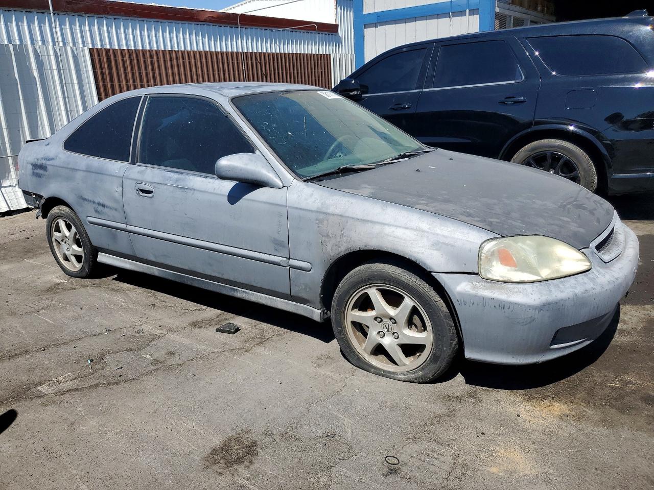 2000 Honda Civic Ex Gray vin: 1HGEJ8142YL031409