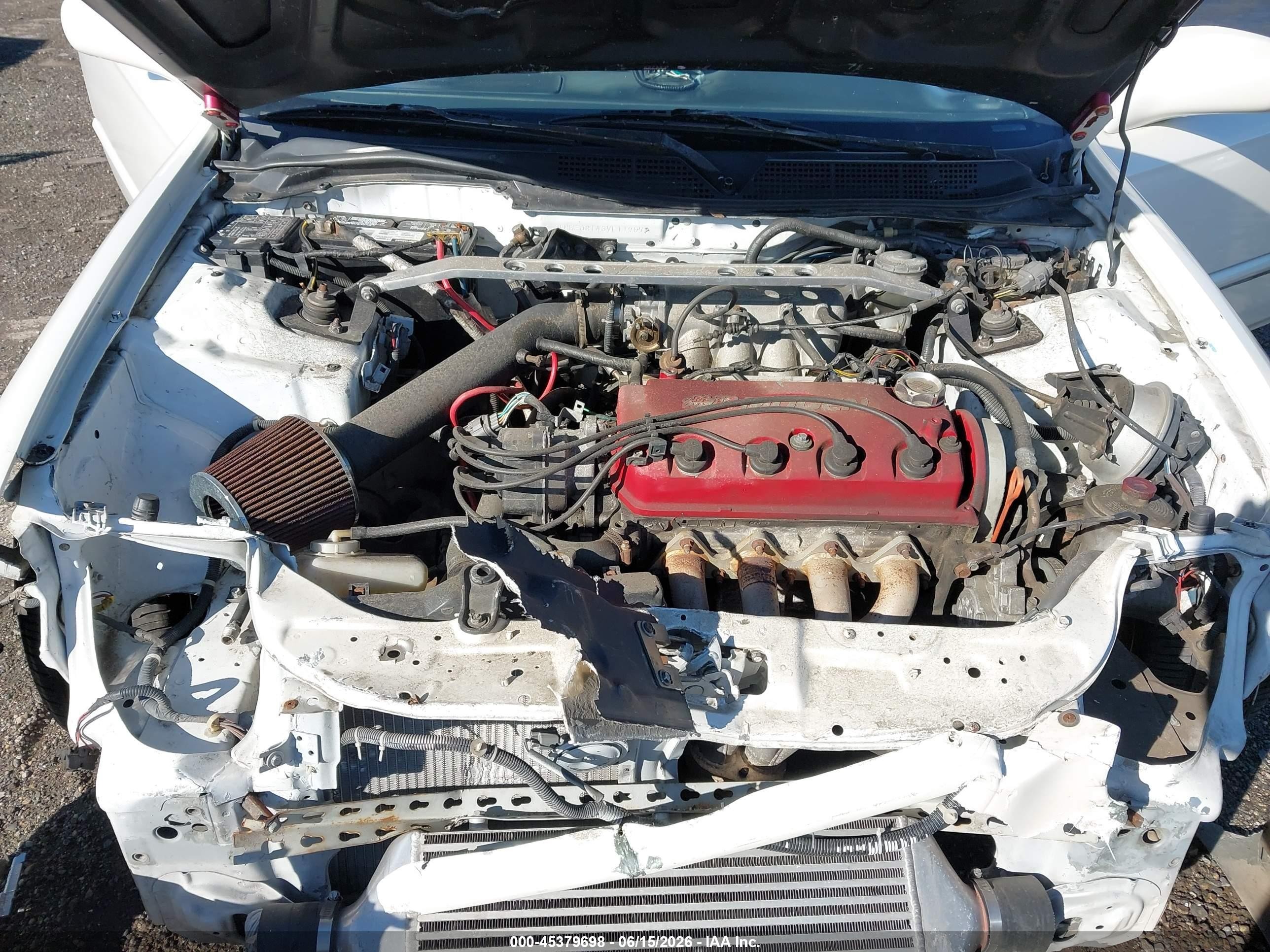 1997 Honda Civic Ex White vin: 1HGEJ8143VL119672