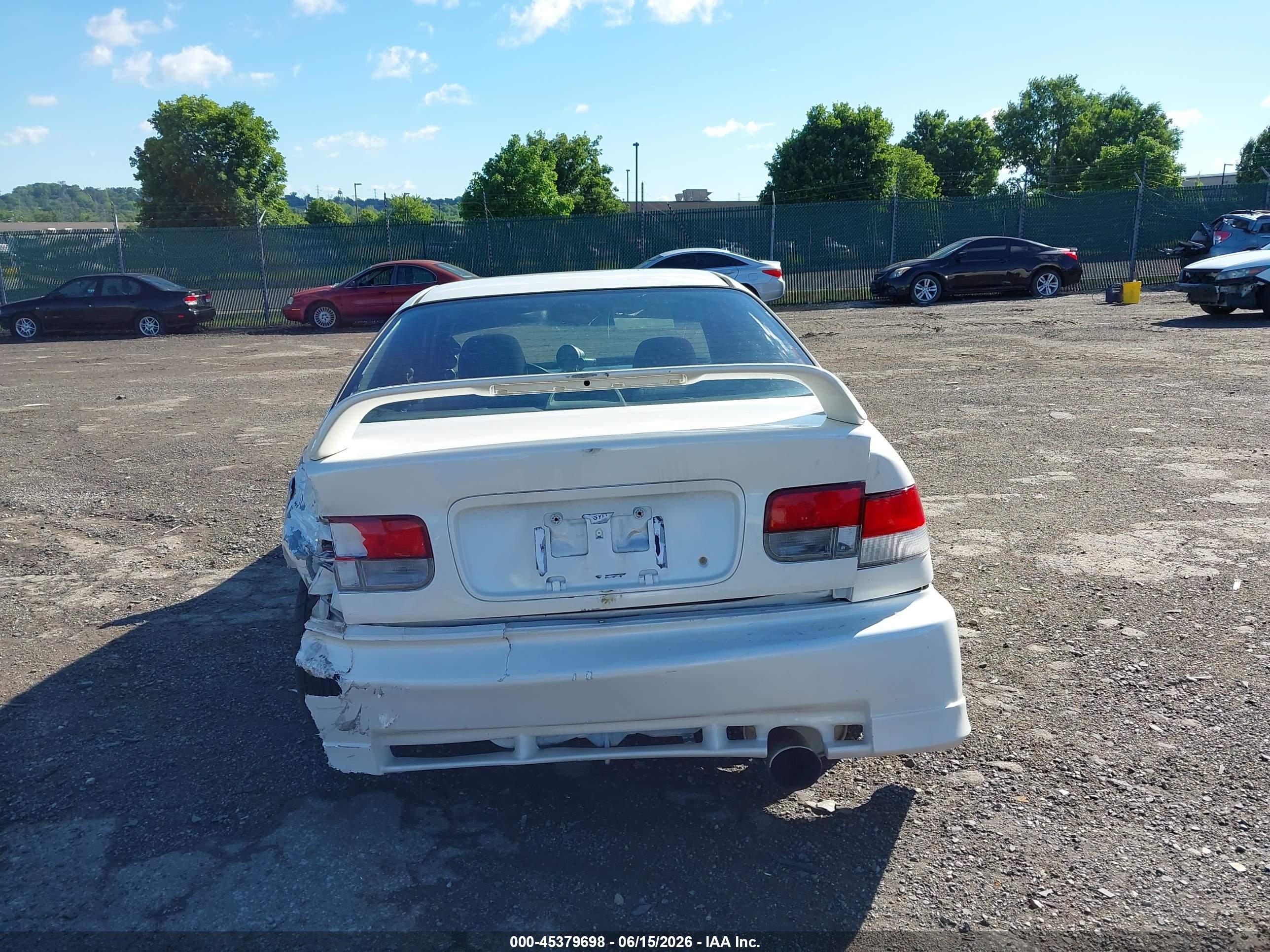 1997 Honda Civic Ex White vin: 1HGEJ8143VL119672