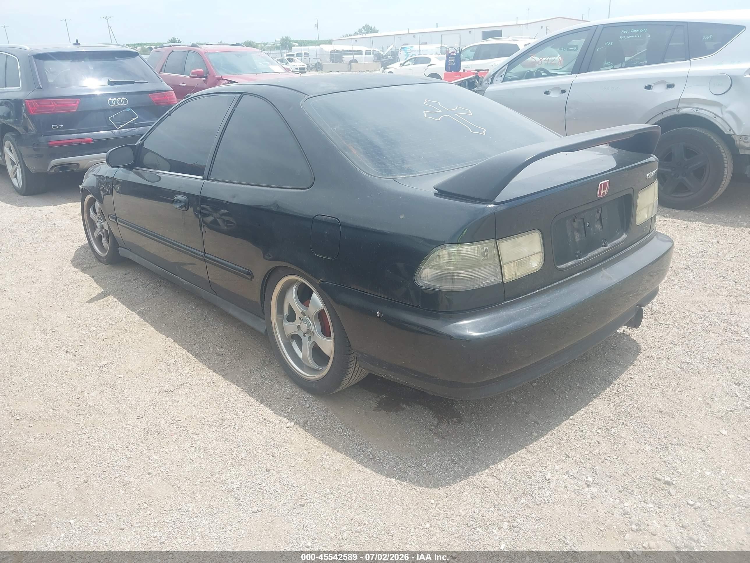 2000 Honda Civic Ex Черный vin: 1HGEJ8143YL036568