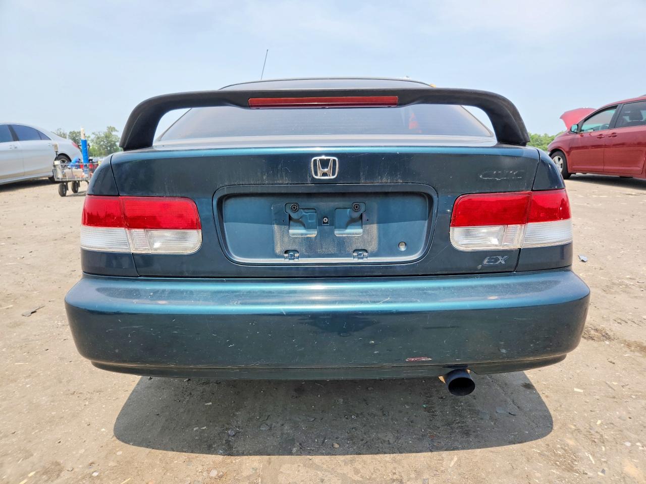 1996 Honda Civic Ex Green vin: 1HGEJ8144TL002566