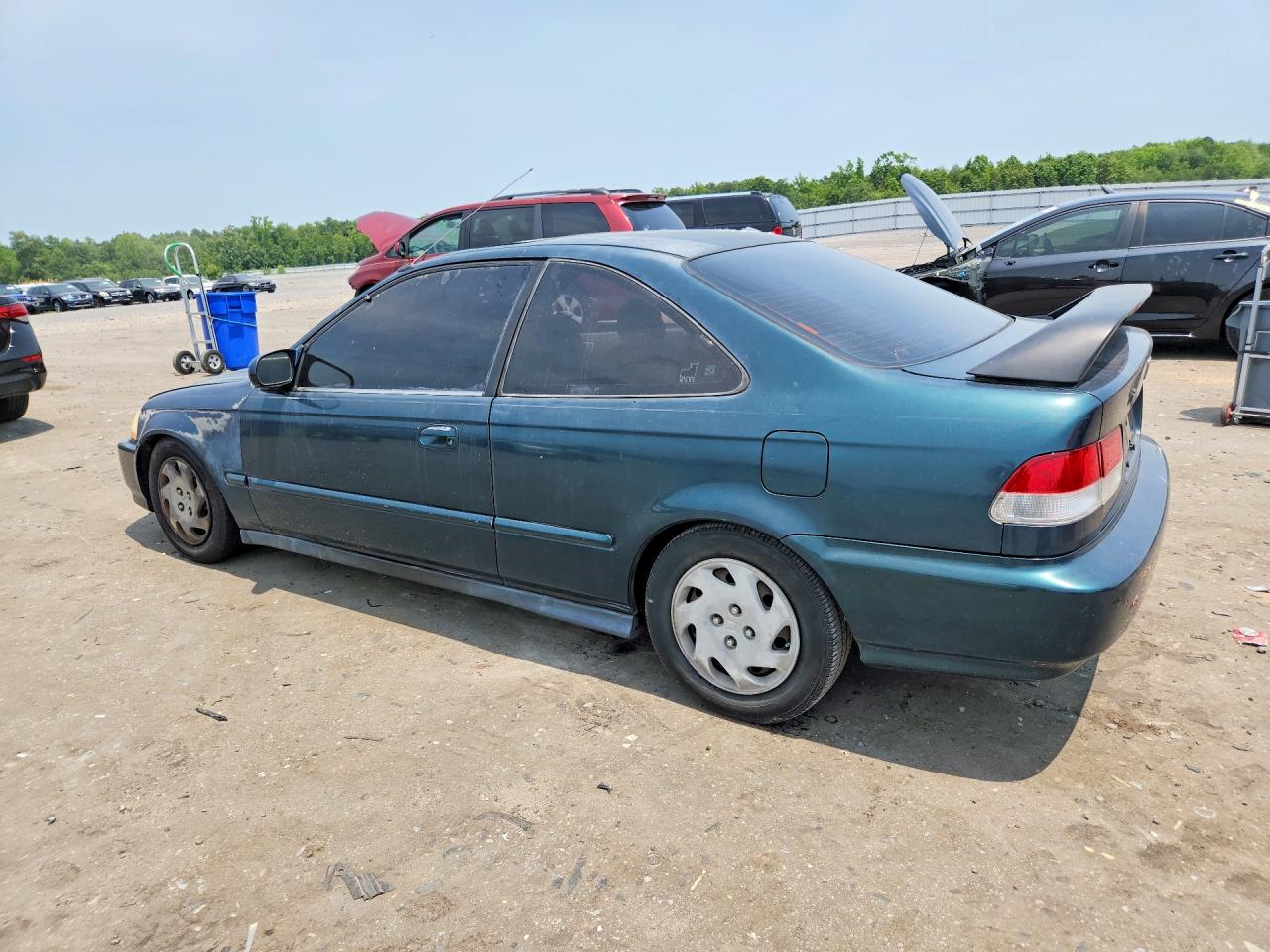 1996 Honda Civic Ex Green vin: 1HGEJ8144TL002566