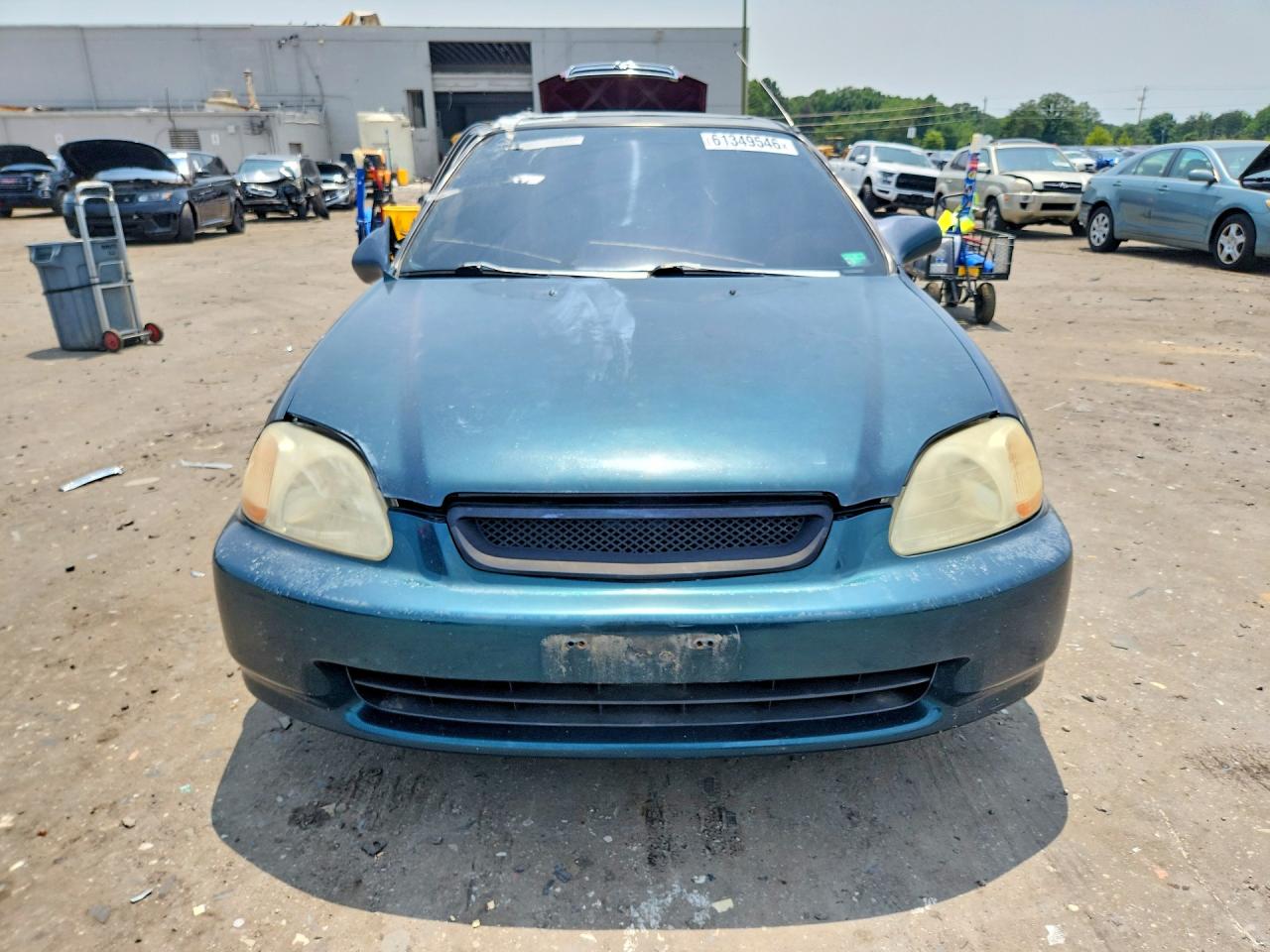 1996 Honda Civic Ex Green vin: 1HGEJ8144TL002566