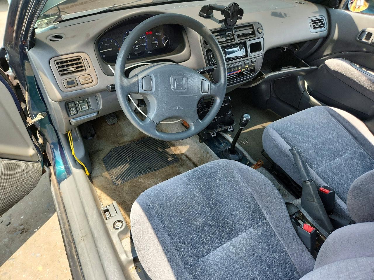 1996 Honda Civic Ex Green vin: 1HGEJ8144TL002566
