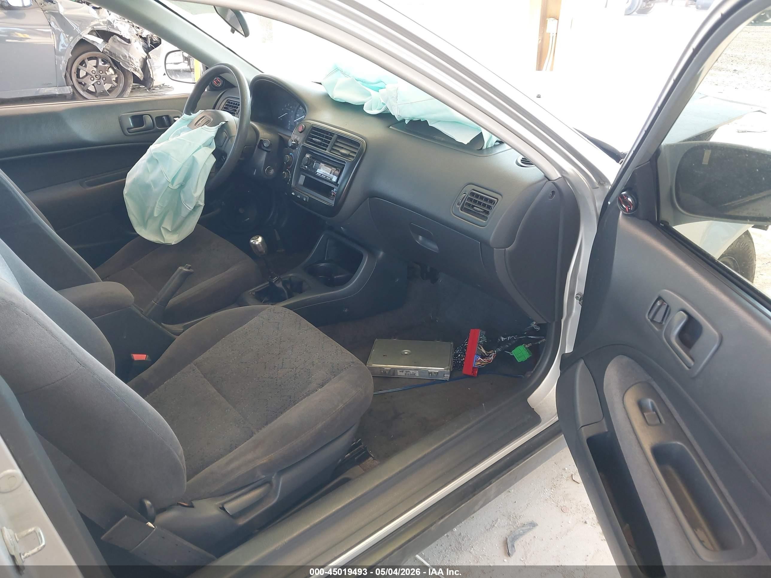 2000 Honda Civic Ex Серебряный vin: 1HGEJ8144YL007855