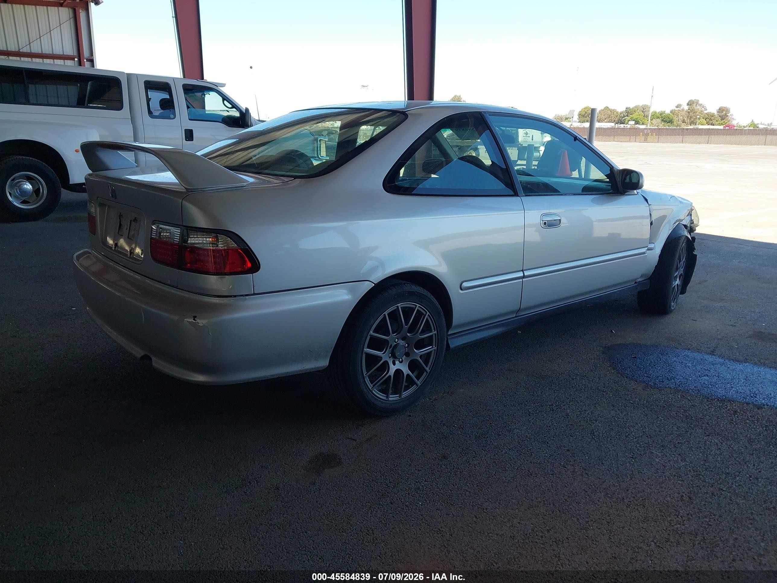 2000 Honda Civic Ex Silver vin: 1HGEJ8144YL077954
