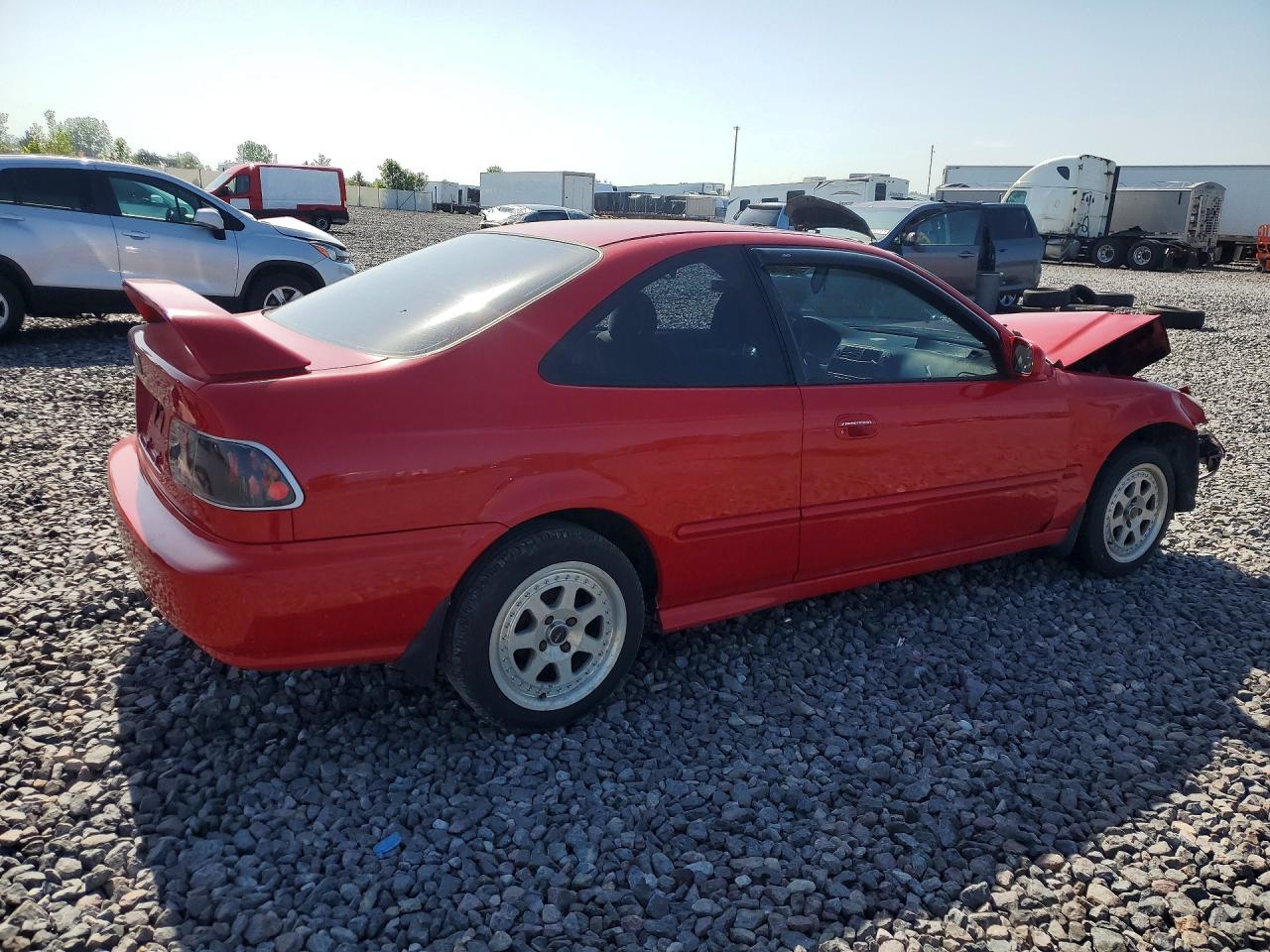 1998 Honda Civic Ex Red vin: 1HGEJ8145WL098468