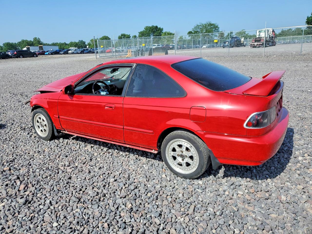 1998 Honda Civic Ex Red vin: 1HGEJ8145WL098468