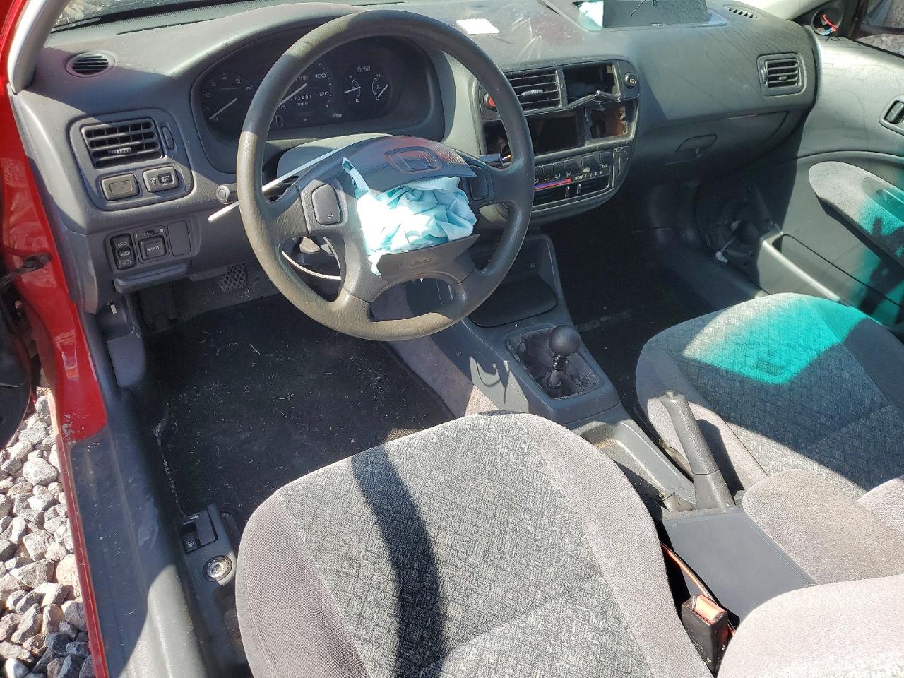 1998 Honda Civic Ex Red vin: 1HGEJ8145WL098468