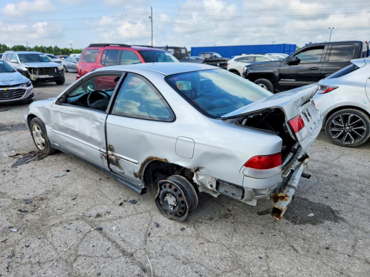 2000 Honda Civic Ex Silver vin: 1HGEJ8145YL125803