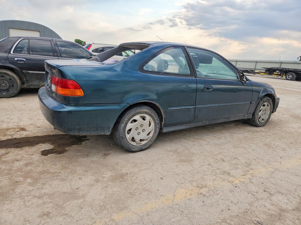 1996 Honda Civic Ex Green vin: 1HGEJ8146TL086602