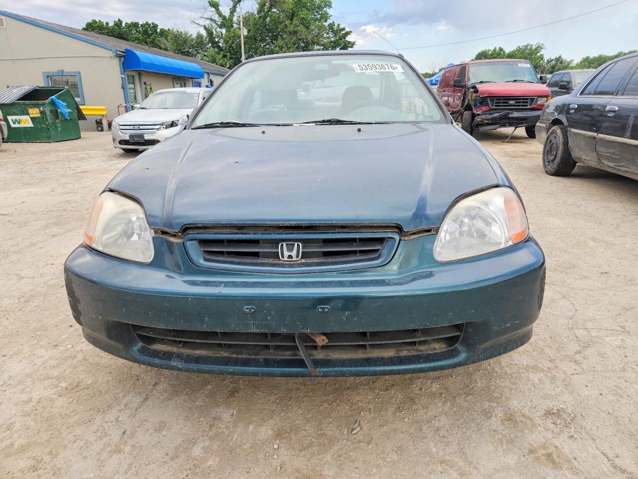 1996 Honda Civic Ex Green vin: 1HGEJ8146TL086602