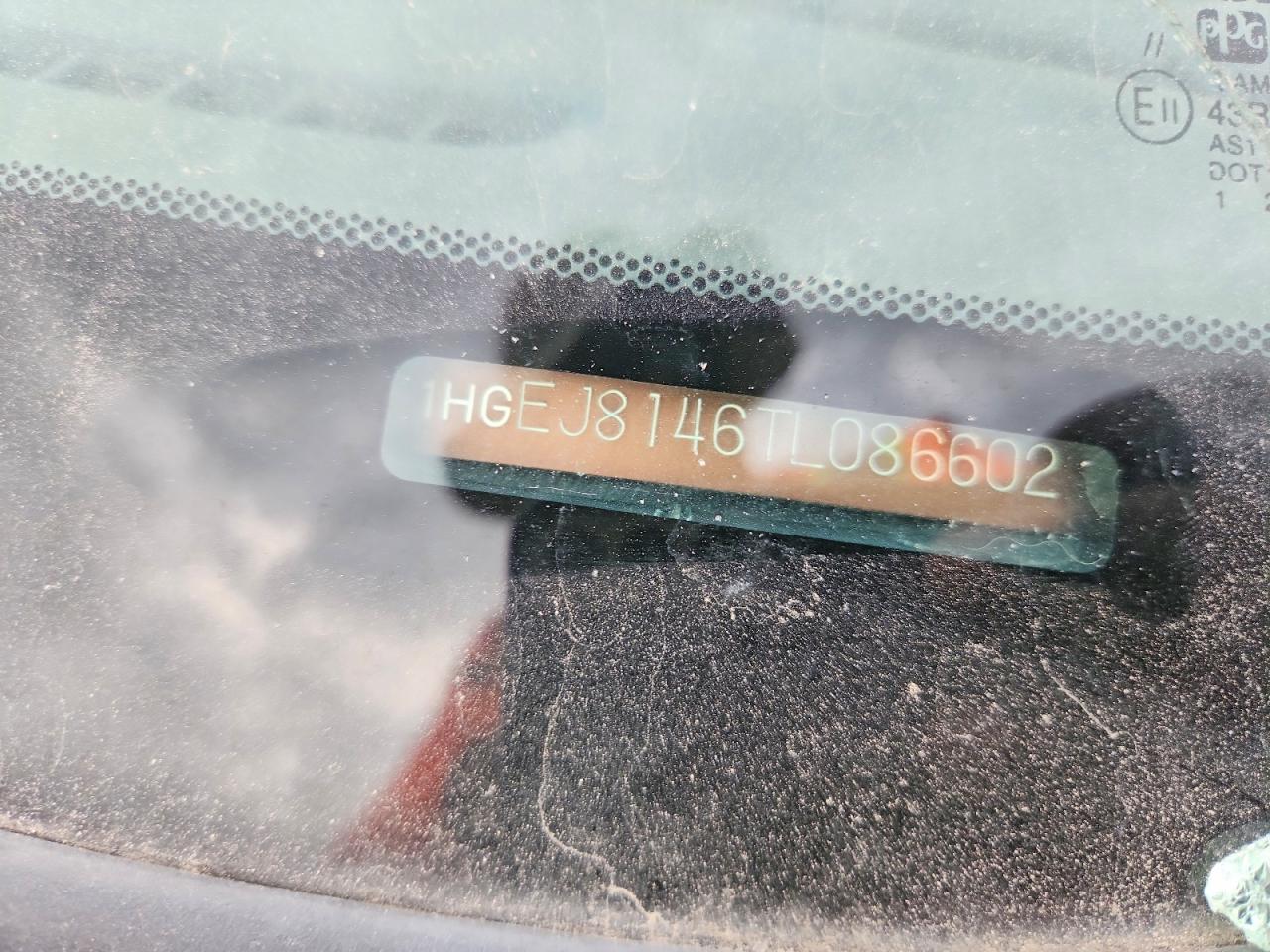 1996 Honda Civic Ex Green vin: 1HGEJ8146TL086602