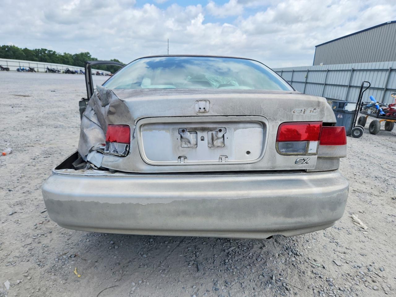 1999 Honda Civic Ex Silver vin: 1HGEJ8147XL087005