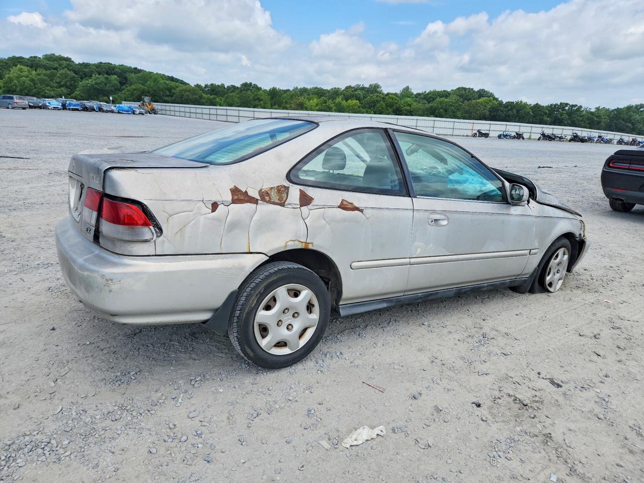 1999 Honda Civic Ex Silver vin: 1HGEJ8147XL087005