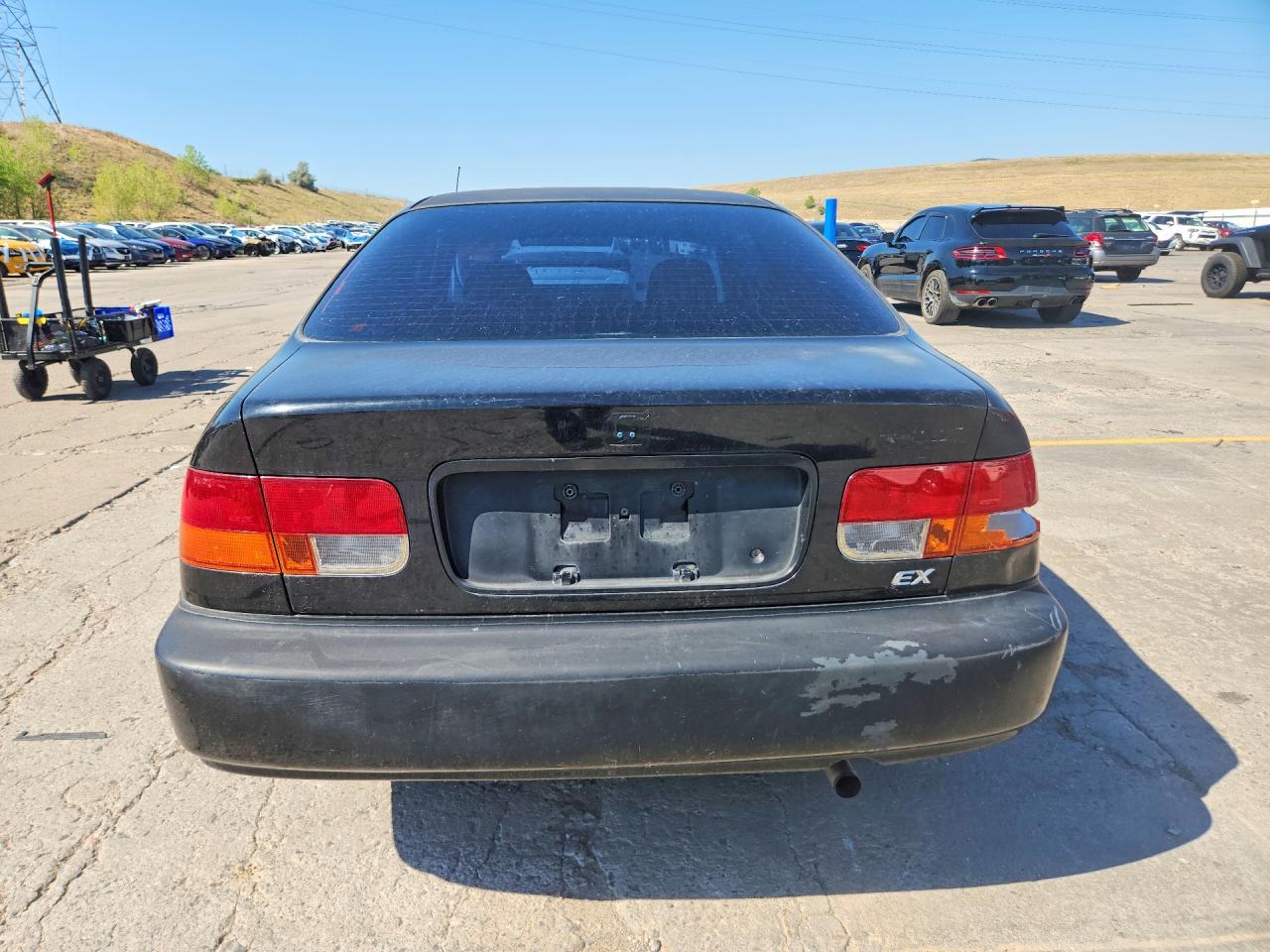 1998 Honda Civic Ex Черный vin: 1HGEJ8148WL071636