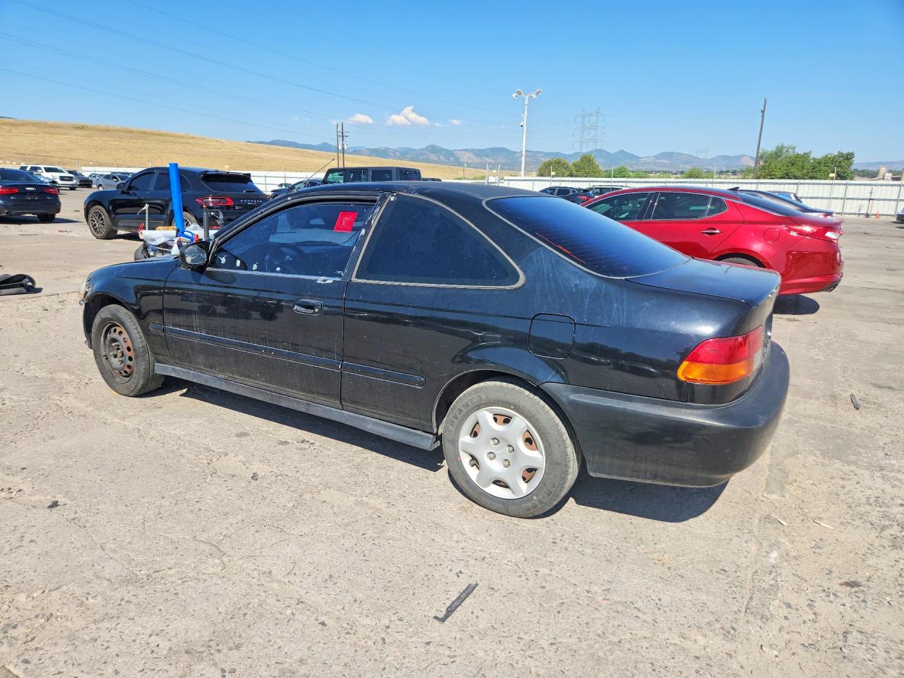 1998 Honda Civic Ex Черный vin: 1HGEJ8148WL071636