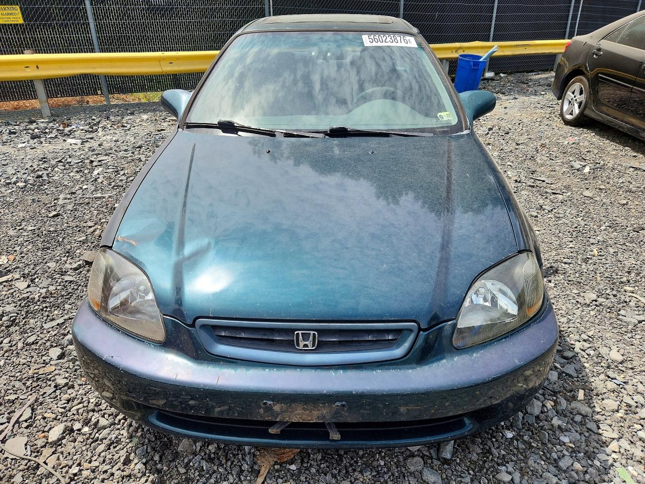 1996 Honda Civic Ex Green vin: 1HGEJ8149TL059684