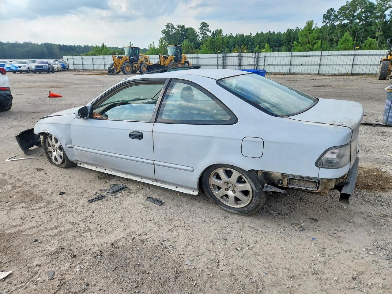 1998 Honda Civic Ex Silver vin: 1HGEJ8149WL044784