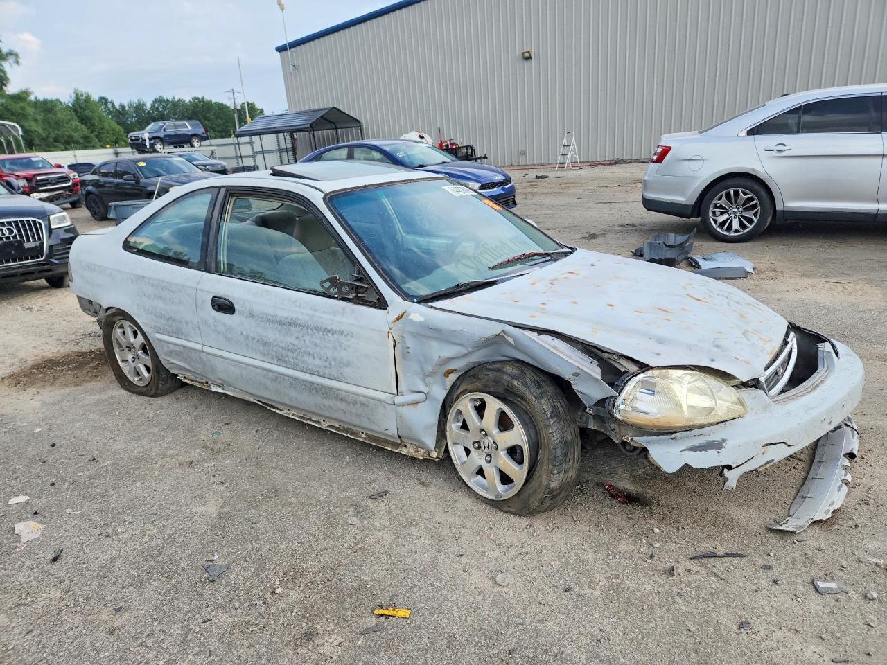 1998 Honda Civic Ex Silver vin: 1HGEJ8149WL044784
