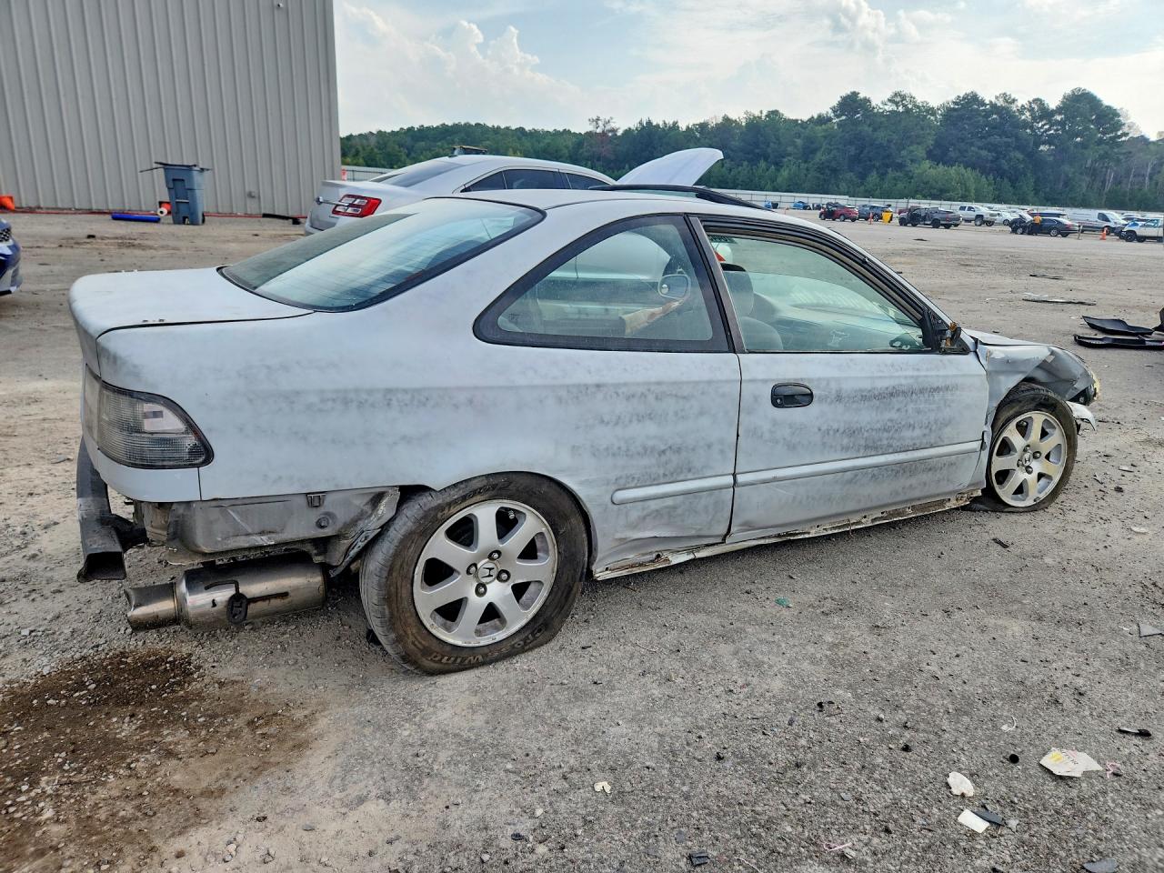 1998 Honda Civic Ex Silver vin: 1HGEJ8149WL044784