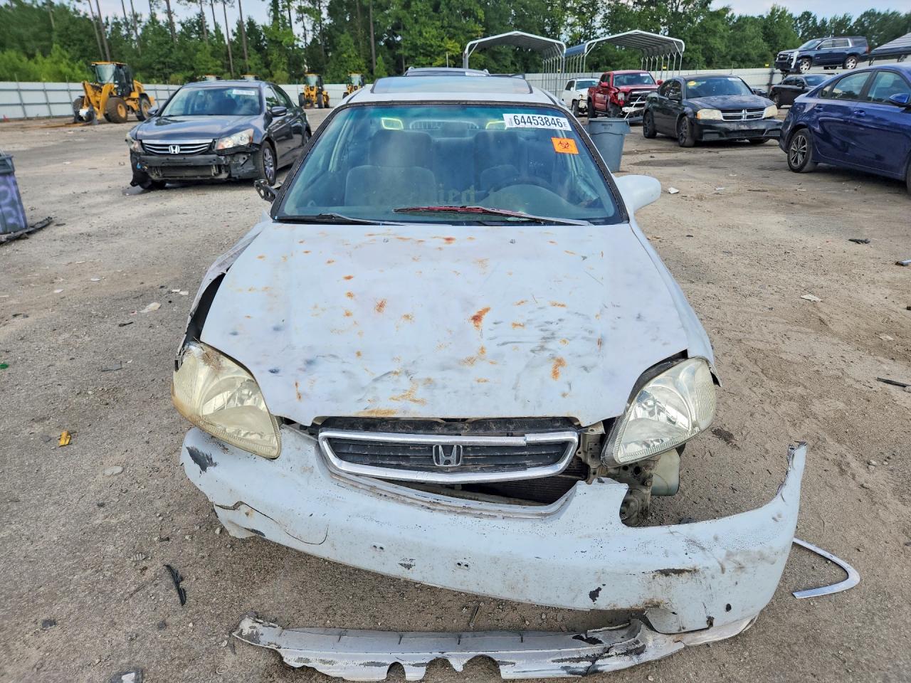 1998 Honda Civic Ex Silver vin: 1HGEJ8149WL044784