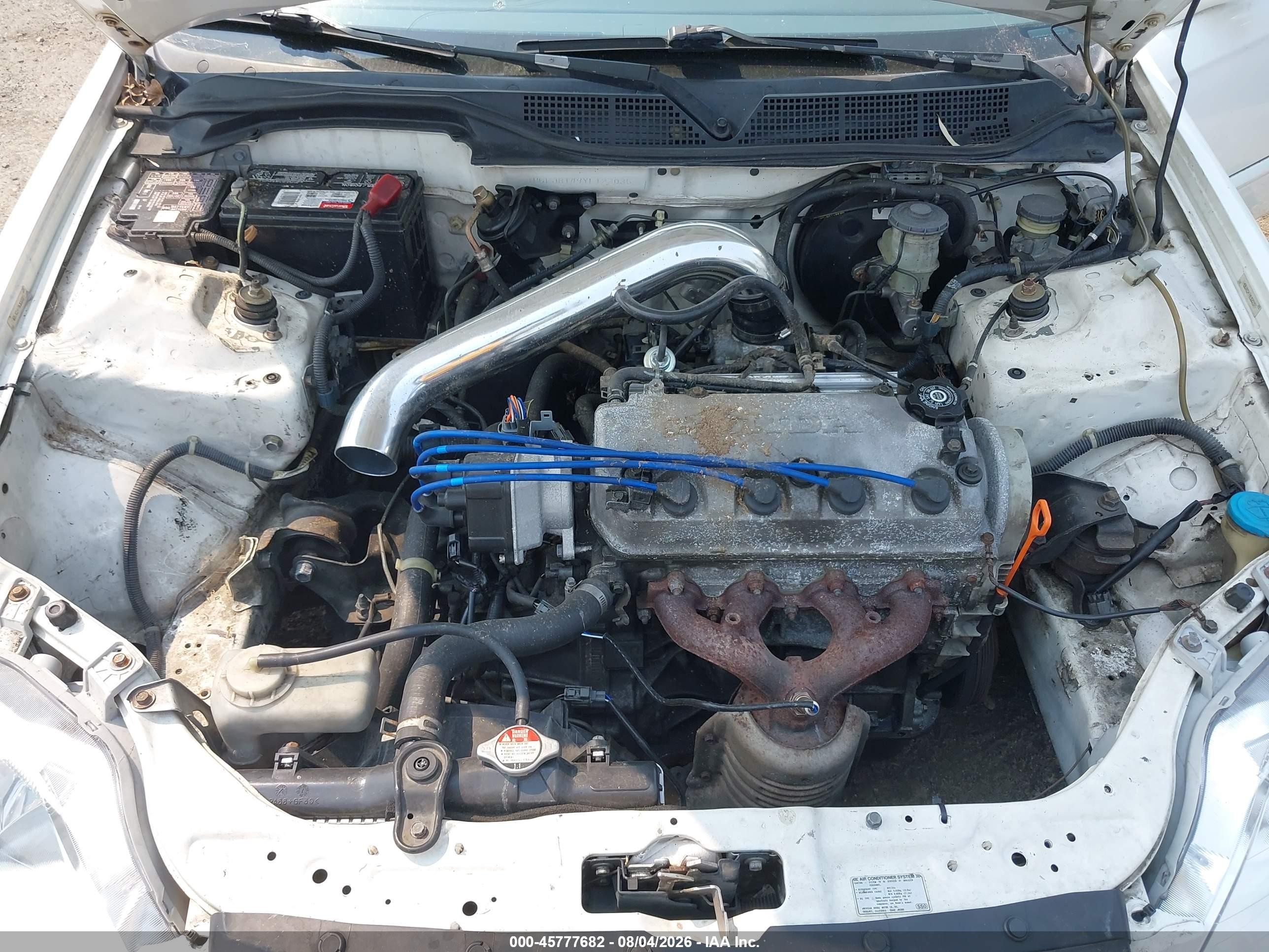 2000 Honda Civic Ex White vin: 1HGEJ8149YL123035