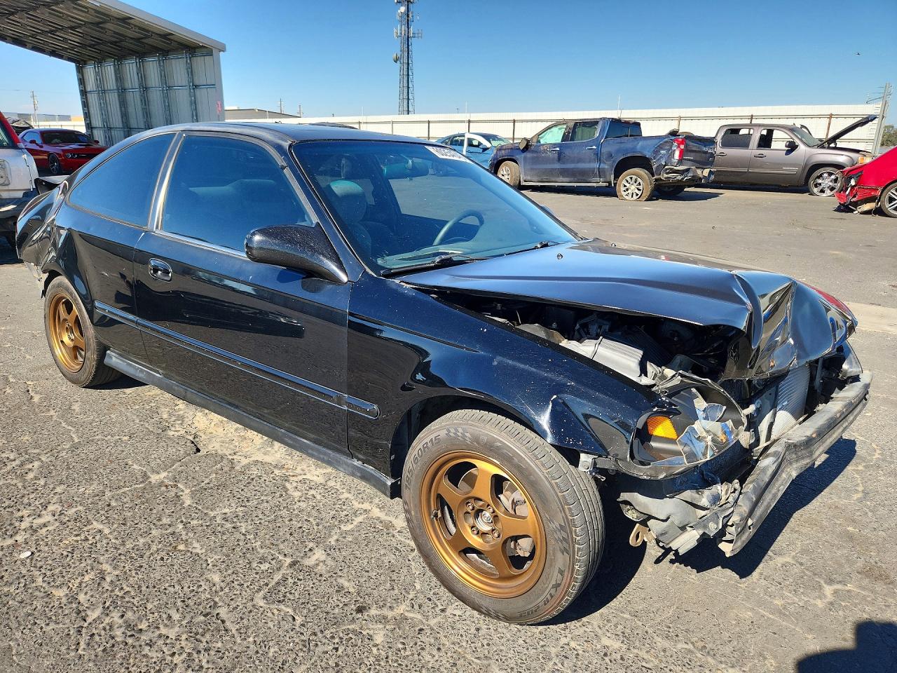 2000 Honda Civic Ex Black vin: 1HGEJ814XYL038026