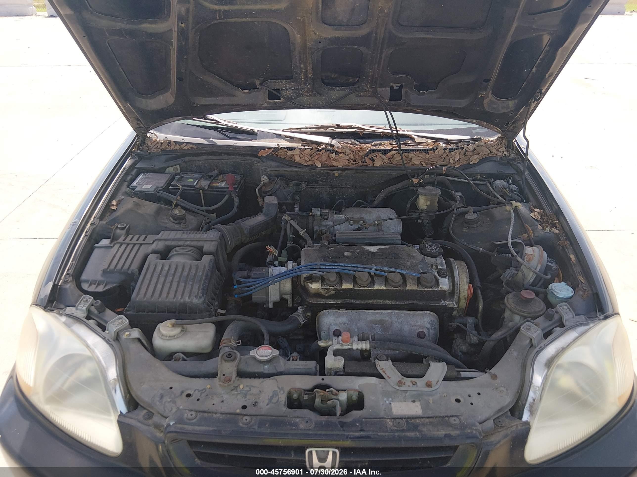 1996 Honda Civic Ex Black vin: 1HGEJ8240TL046904