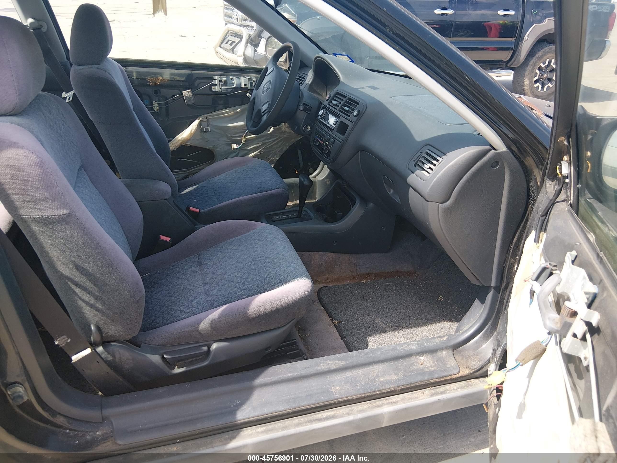 1996 Honda Civic Ex Black vin: 1HGEJ8240TL046904