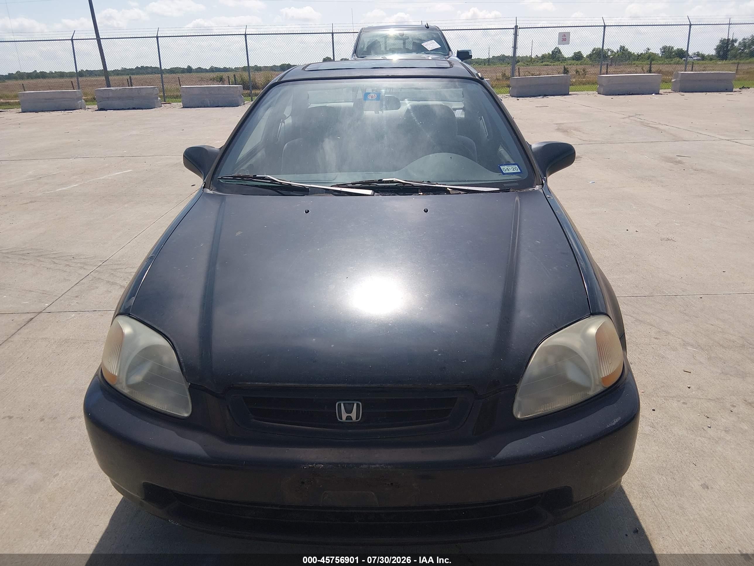 1996 Honda Civic Ex Black vin: 1HGEJ8240TL046904