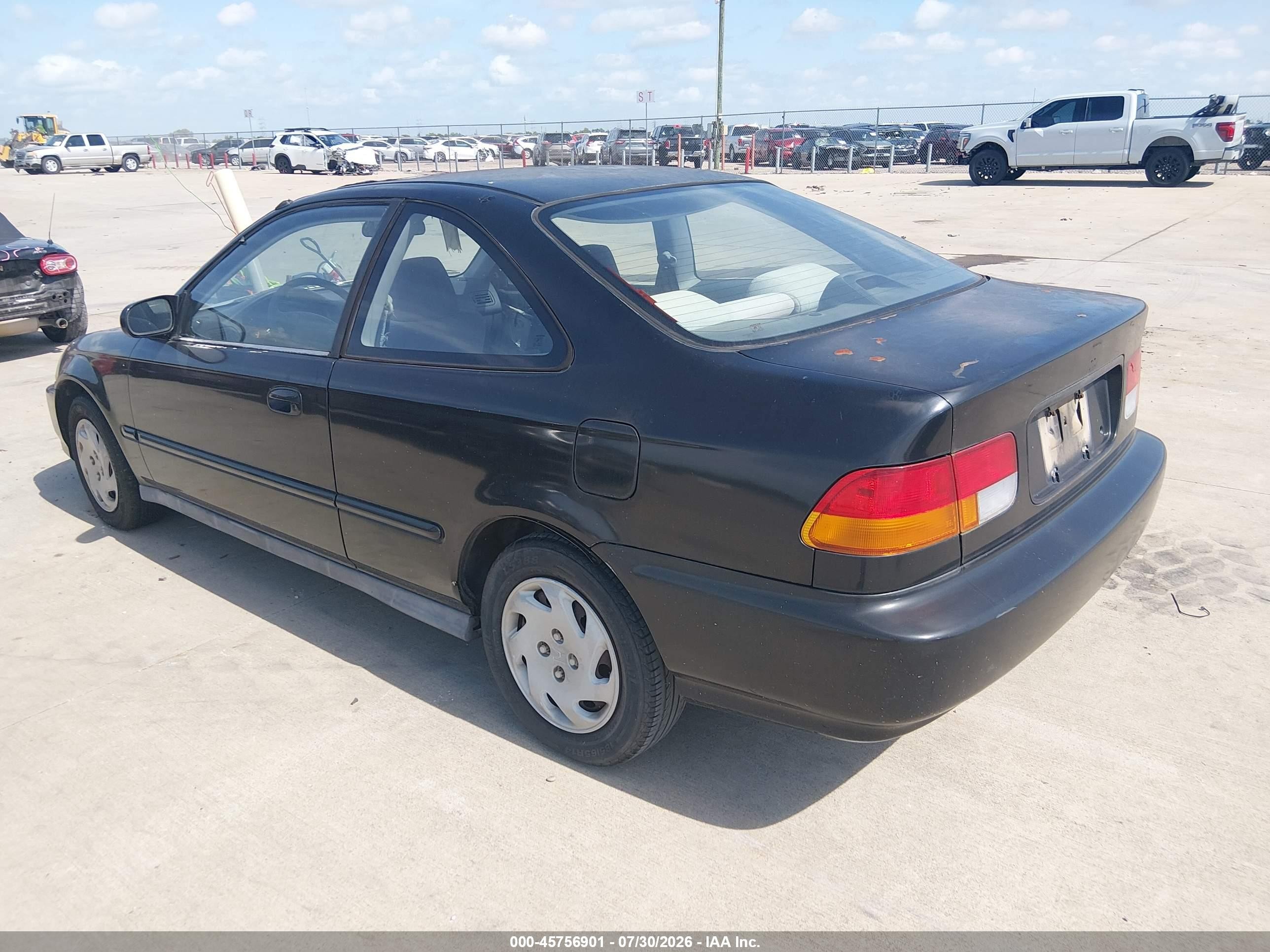1996 Honda Civic Ex Black vin: 1HGEJ8240TL046904