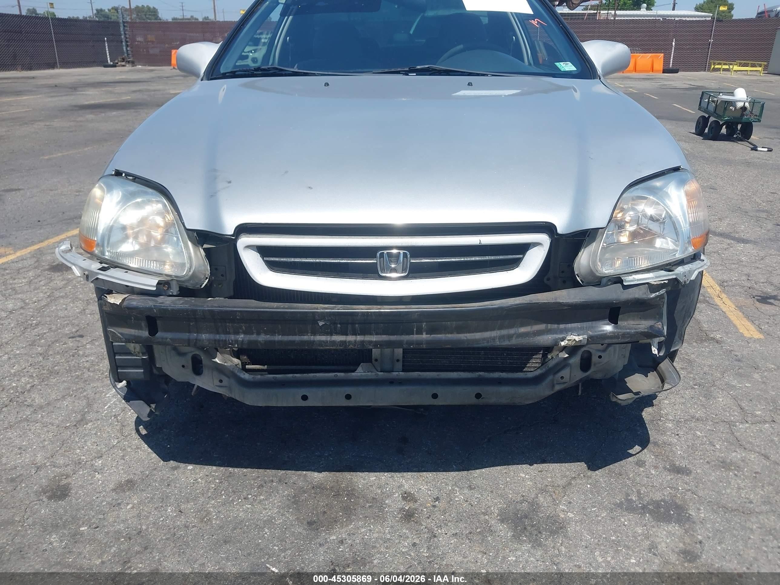 1997 Honda Civic Ex Silver vin: 1HGEJ8240VL107090