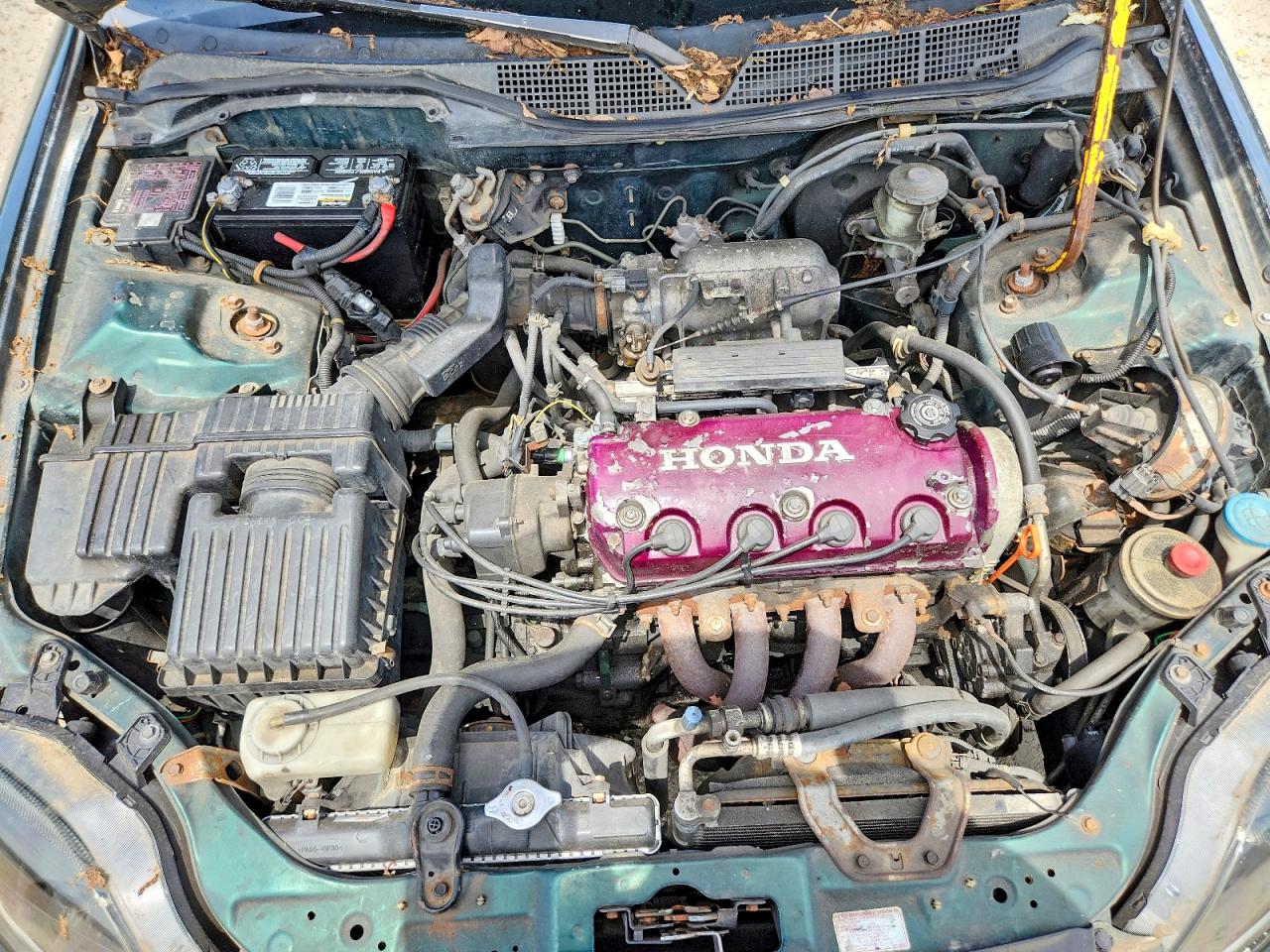 1999 Honda Civic Ex Green vin: 1HGEJ8240XL048710
