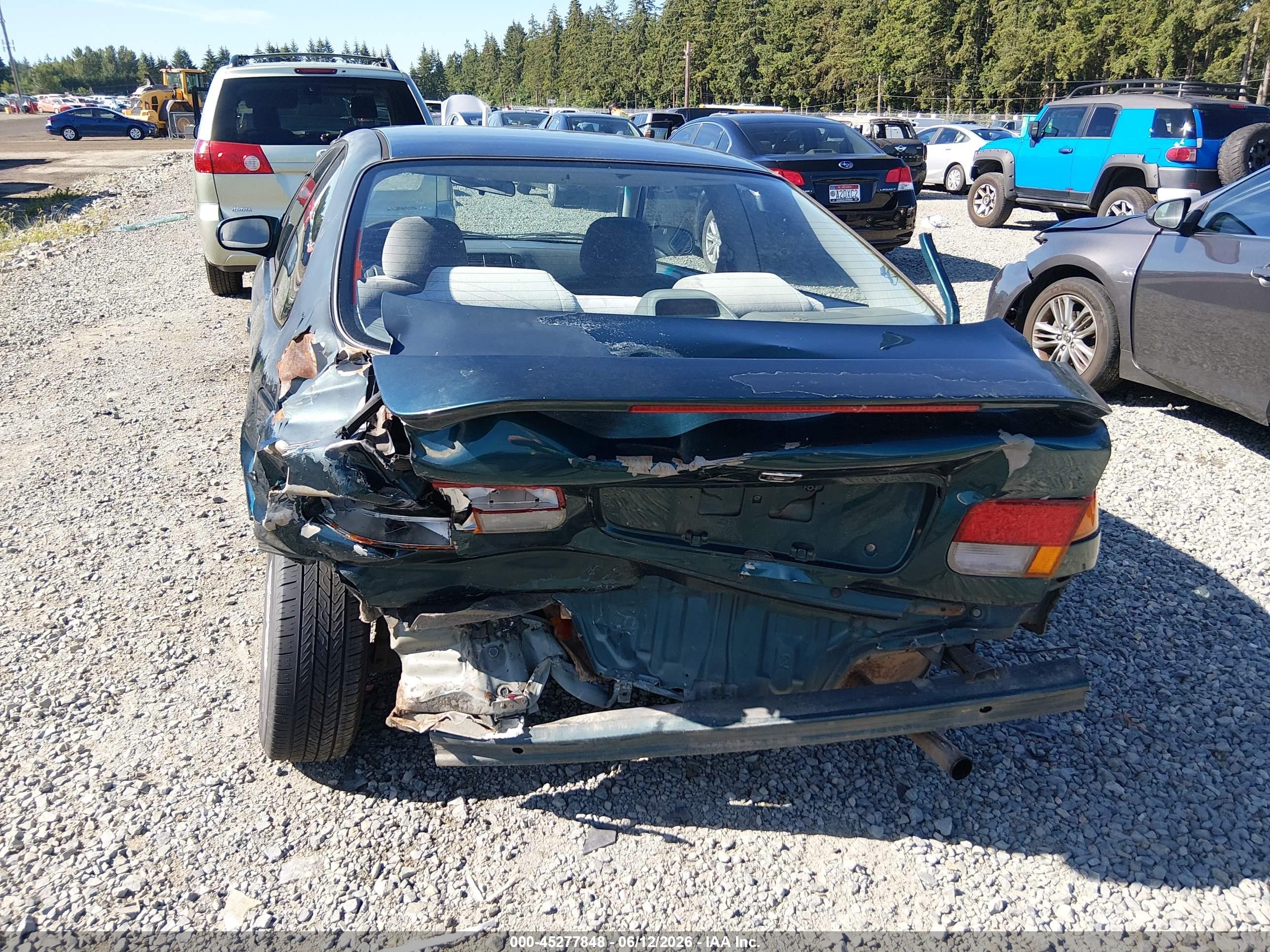 1996 Honda Civic Ex Green vin: 1HGEJ8241TL071746