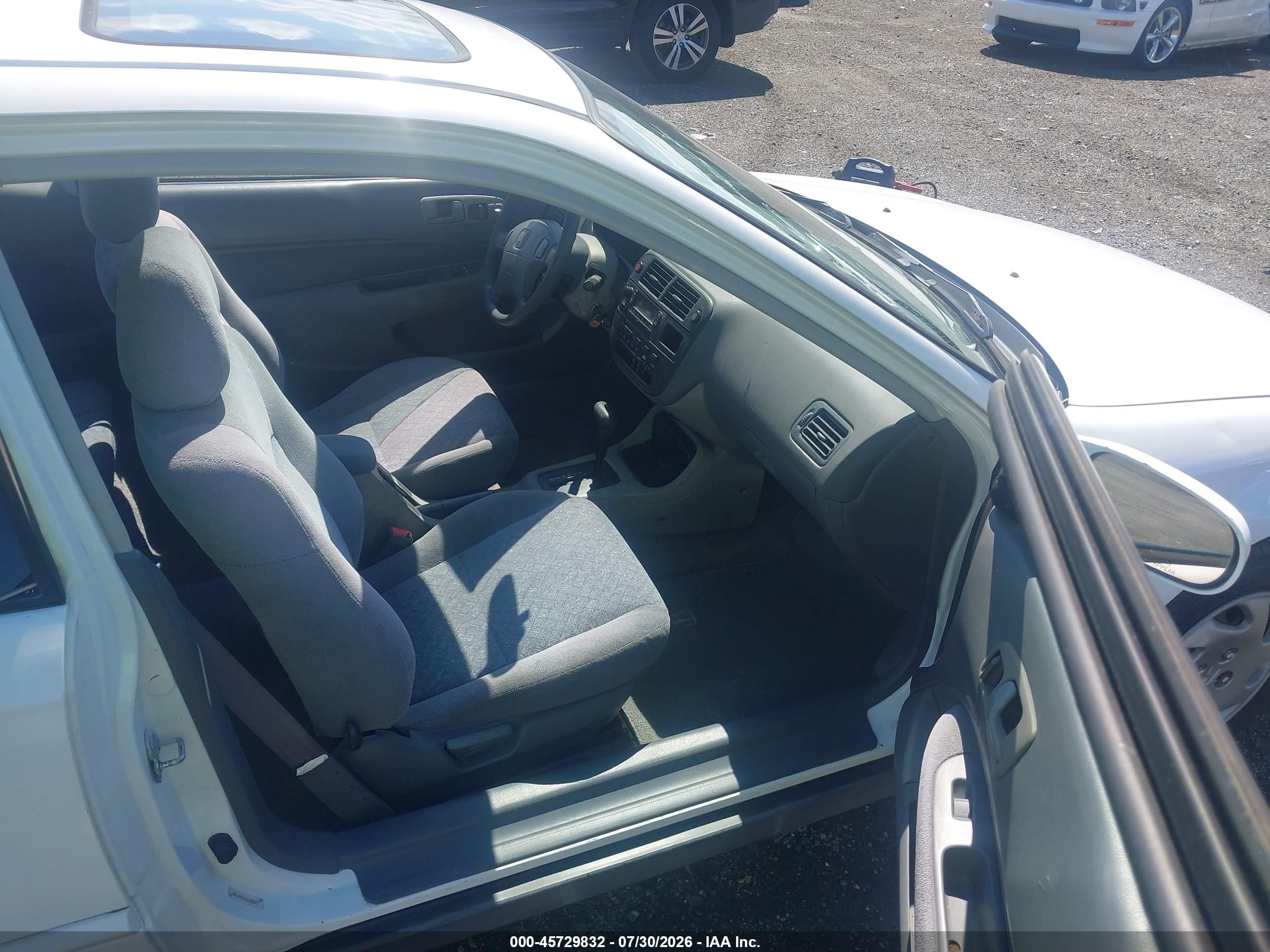 1997 Honda Civic Ex Белый vin: 1HGEJ8241VL128191