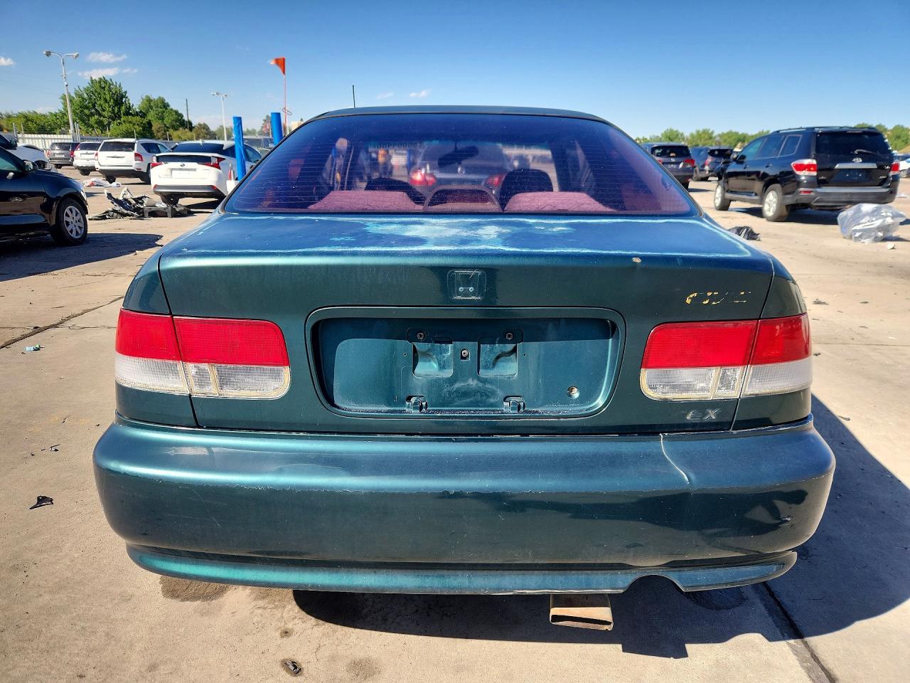 1999 Honda Civic Ex Green vin: 1HGEJ8241XL004554