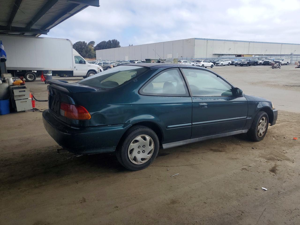 1997 Honda Civic Ex Green vin: 1HGEJ8242VL055087