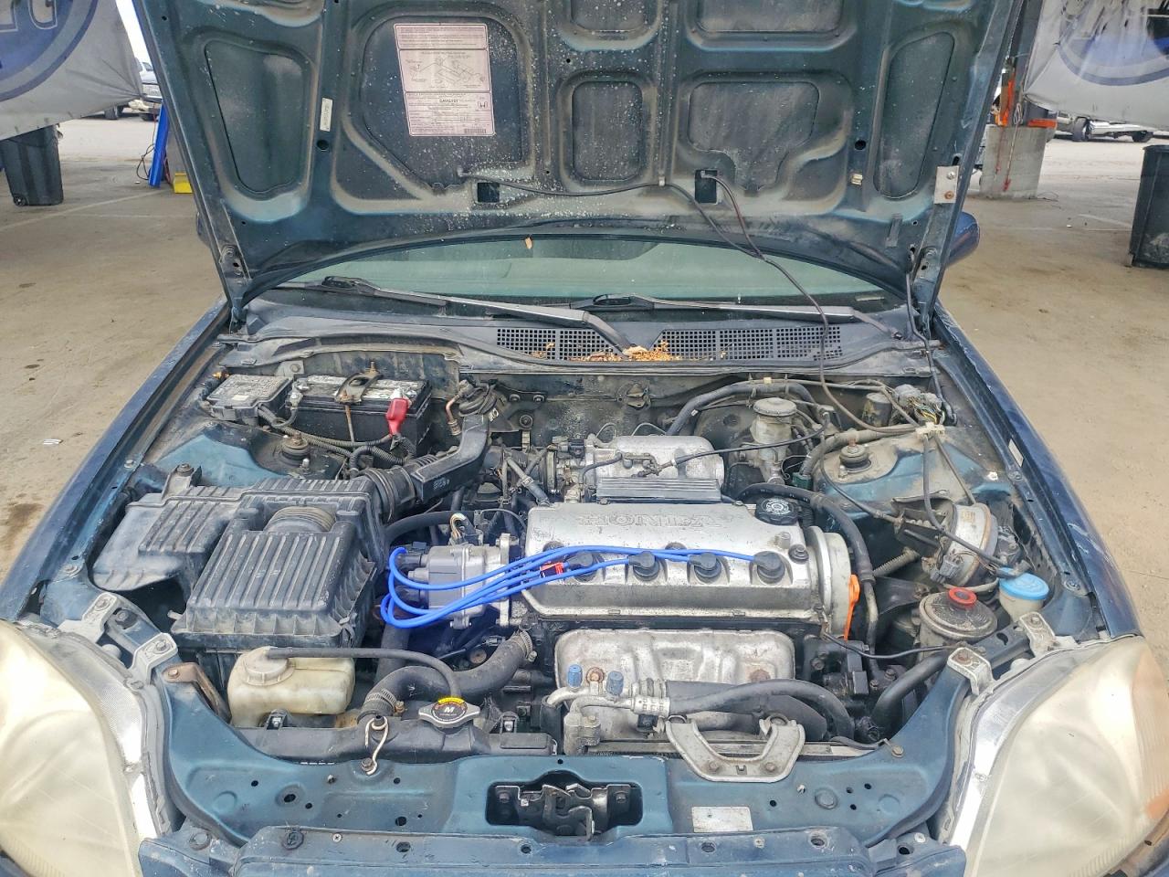 1997 Honda Civic Ex Green vin: 1HGEJ8242VL055087