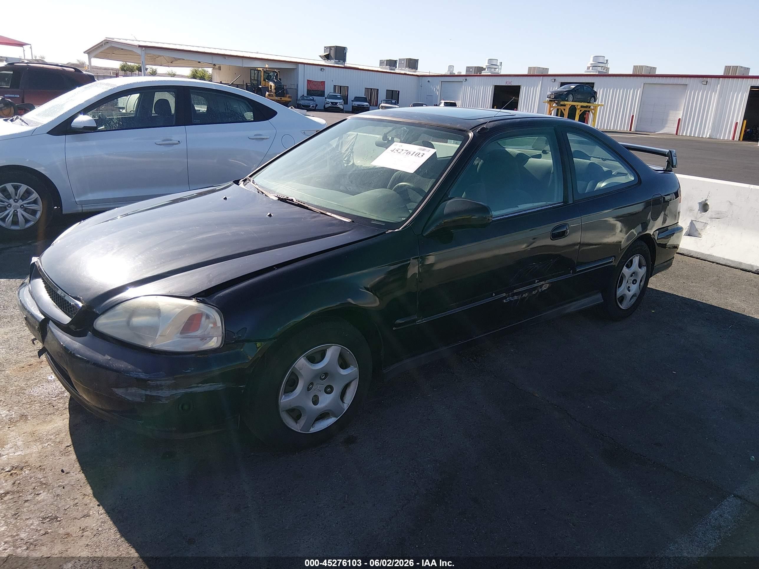 2000 Honda Civic Ex Black vin: 1HGEJ8242YL102011