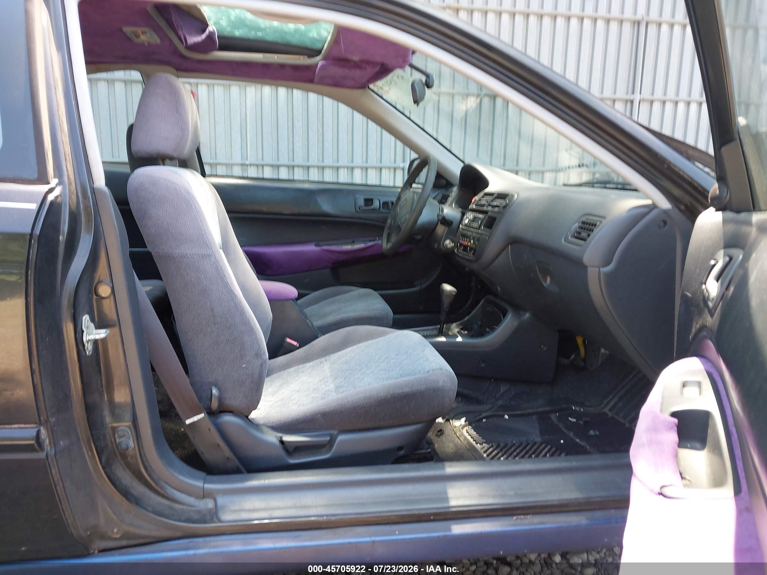 1996 Honda Civic Ex Black vin: 1HGEJ8243TL077449