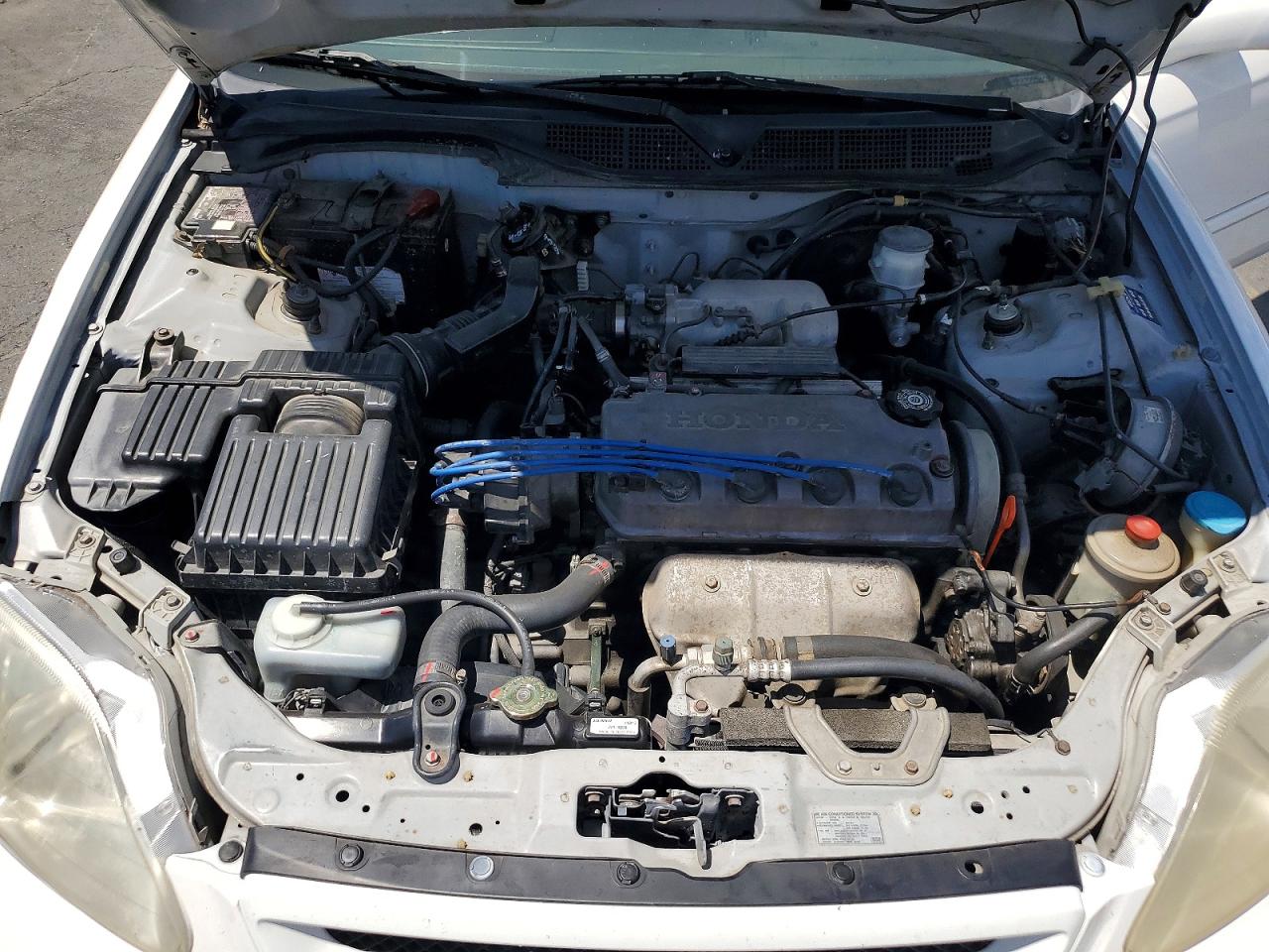 2000 Honda Civic Ex White vin: 1HGEJ8243YL069777