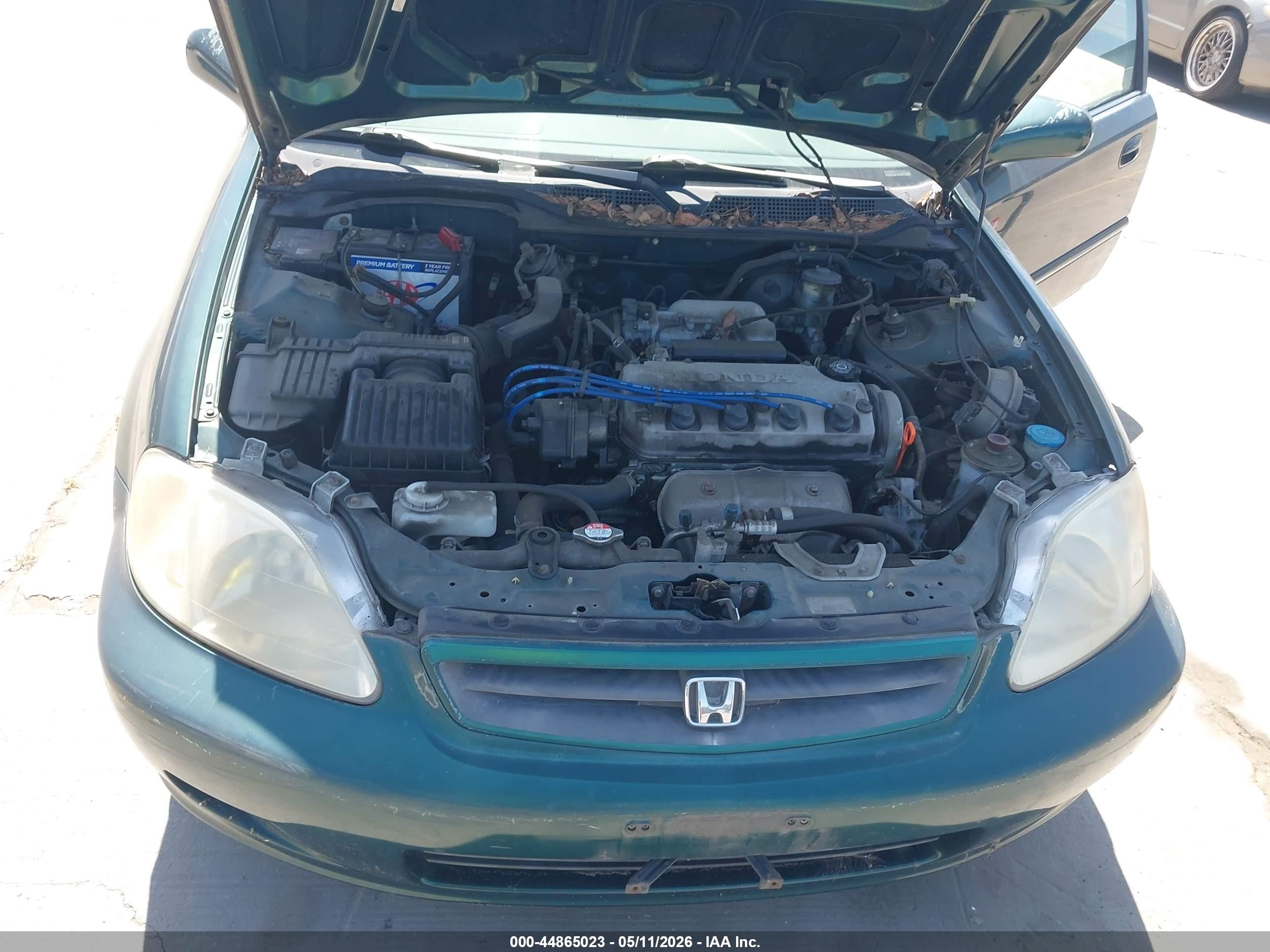 2000 Honda Civic Ex Green vin: 1HGEJ8243YL113342