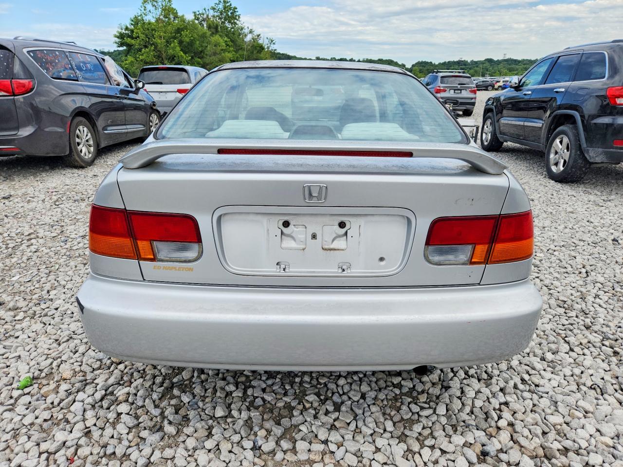 1996 Honda Civic Ex Silver vin: 1HGEJ8244TL077931