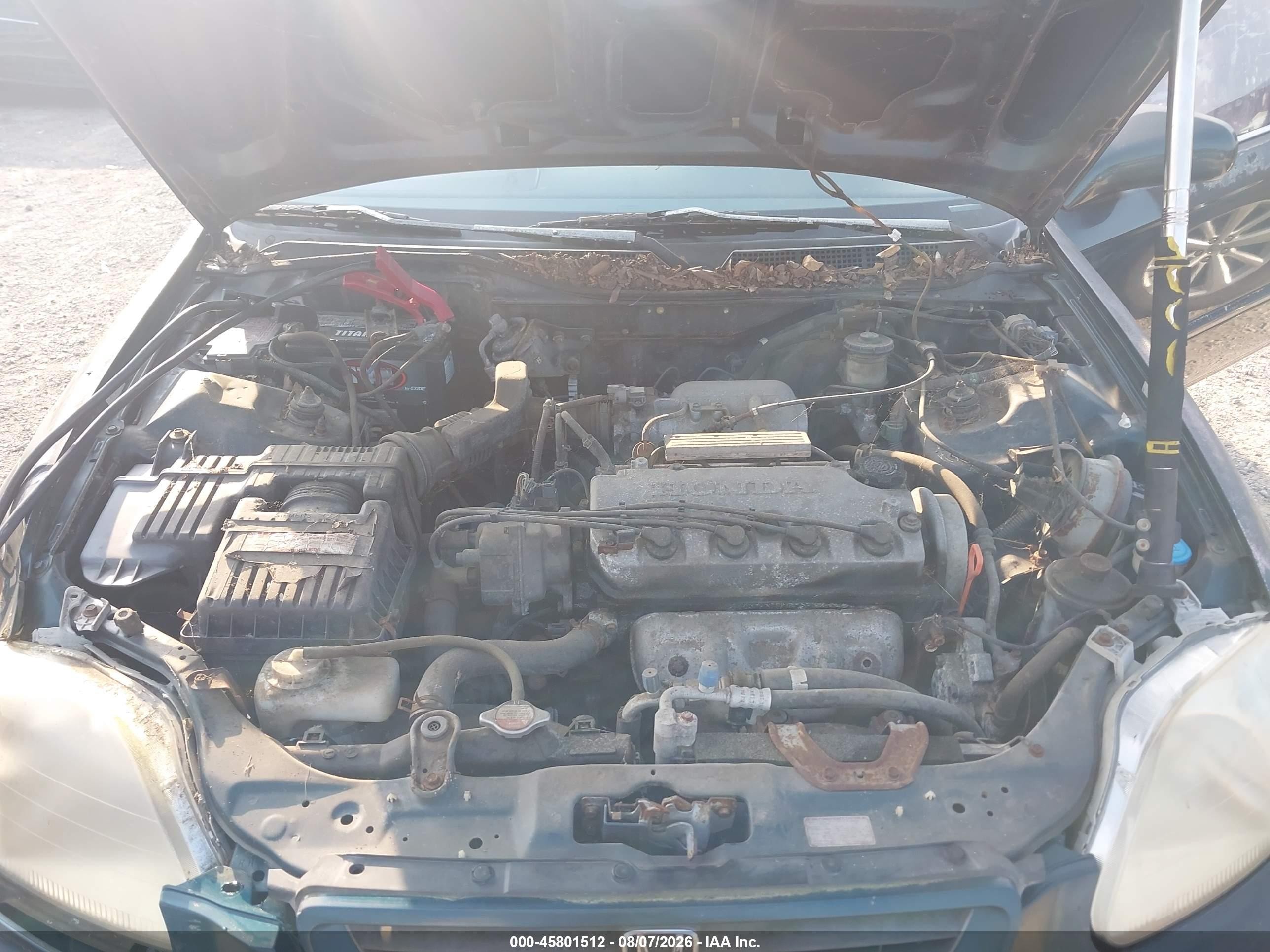 1998 Honda Civic Ex Green vin: 1HGEJ8244WL112133