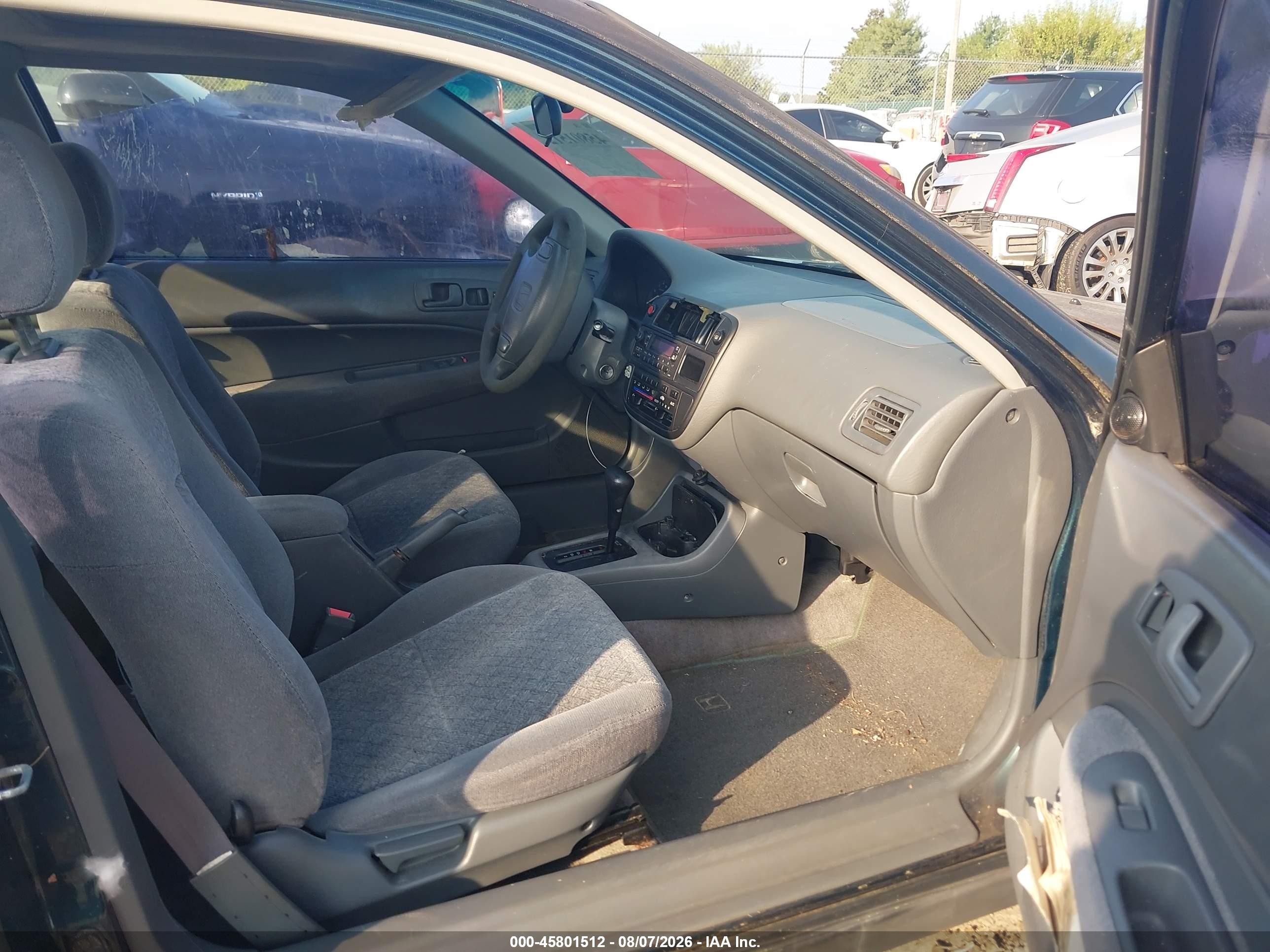 1998 Honda Civic Ex Green vin: 1HGEJ8244WL112133