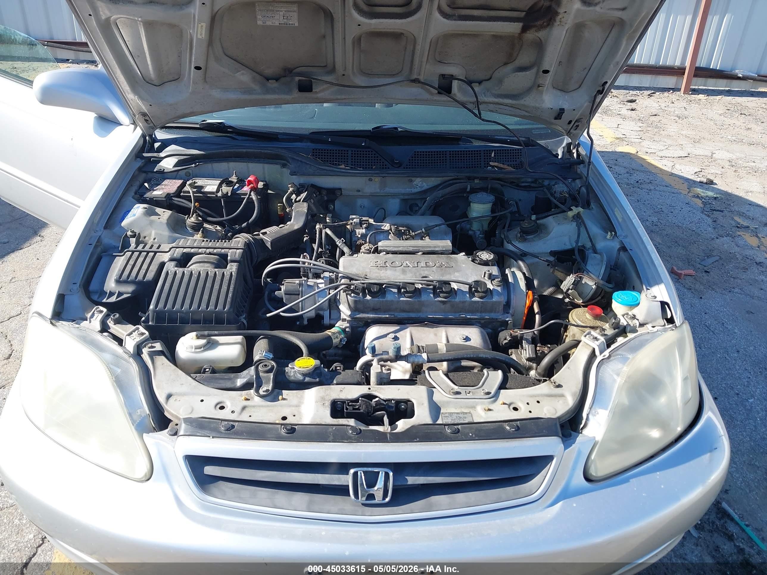 2000 Honda Civic Ex Silver vin: 1HGEJ8244YL078052